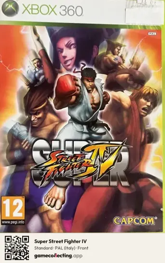 Super Street Fighter IV Xbox 360, Italy box front