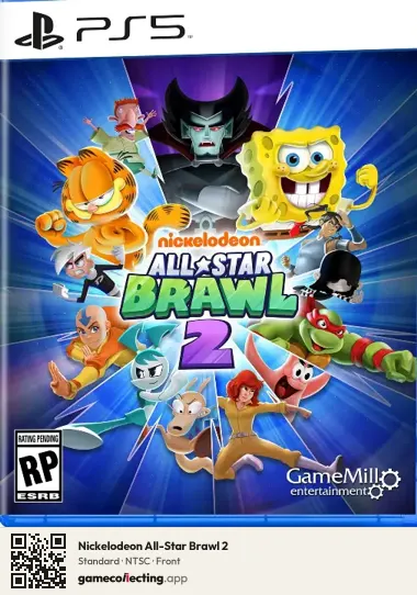 Nickelodeon All-Star Brawl 2 PlayStation 5, NTSC box front