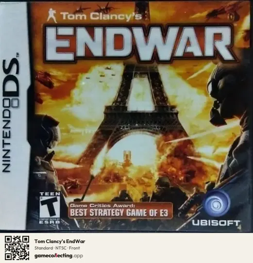 Tom Clancy's EndWar Nintendo DS, NTSC box front