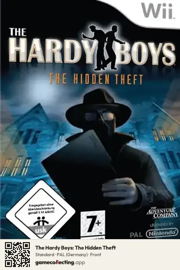 The Hardy Boys: The Hidden Theft Nintendo Wii, Germany box front