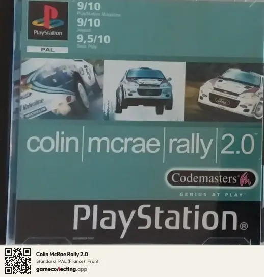 Colin McRae Rally 2.0 PlayStation, France box front