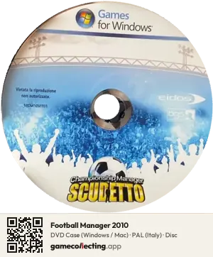 Football Manager 2010 Computer, PAL disc
