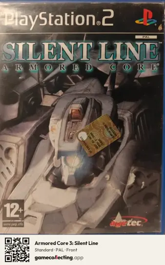 Armored Core 3: Silent Line PlayStation 2, PAL box front