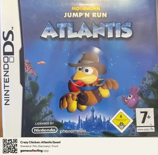 Crazy Chicken: Atlantis Quest Nintendo DS, Germany box front