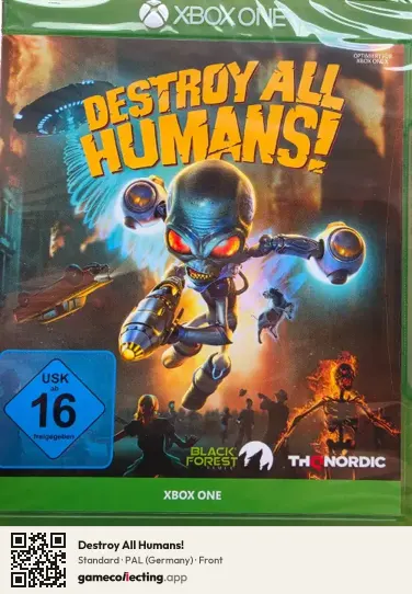 Destroy All Humans! Xbox One, Germany box front