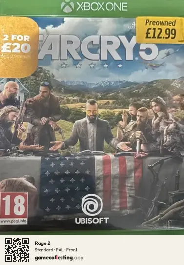 Rage 2 Xbox One, PAL box front