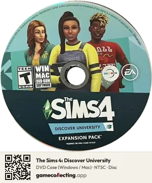 The Sims 4: Discover University Computer, NTSC disc