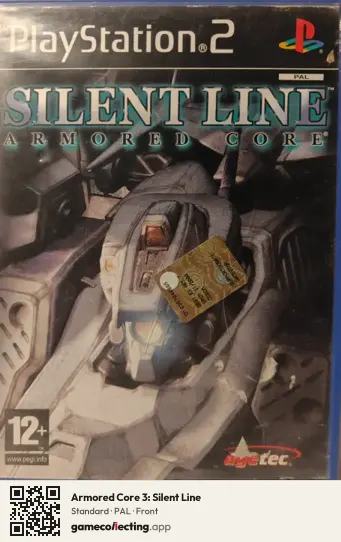 Armored Core 3: Silent Line PlayStation 2, PAL box front