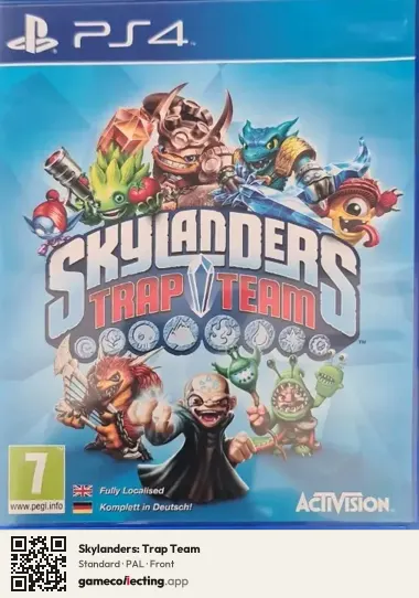 Skylanders: Trap Team PlayStation 4, PAL box front