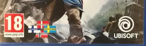 Assassin's Creed IV: Black Flag, the PEGI square on its front