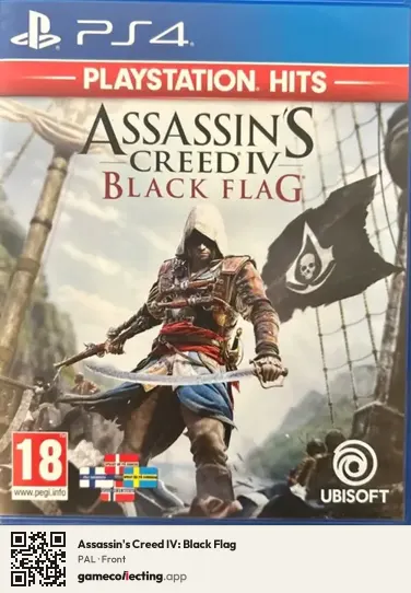 Assassin's Creed IV: Black Flag PlayStation 4, PAL box front