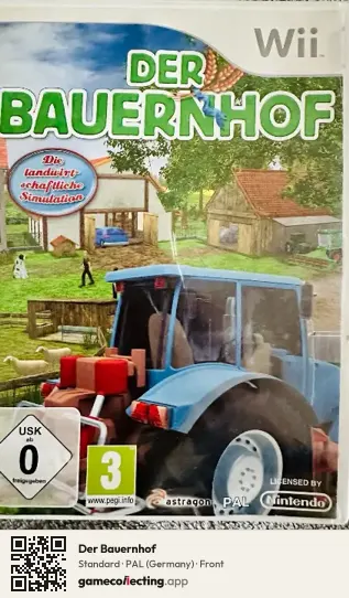 Der Bauernhof Nintendo Wii, Germany box front