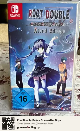 Root Double: Before Crime After Days Nintendo Switch, Germany box front