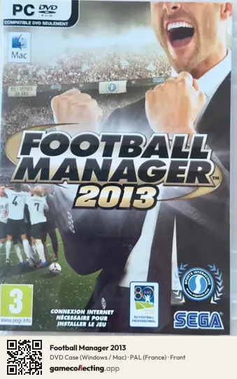 Football Manager 2013 Computer, France box front