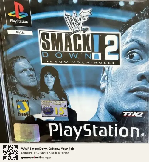 WWF SmackDown! 2: Know Your Role PlayStation, United Kingdom box front
