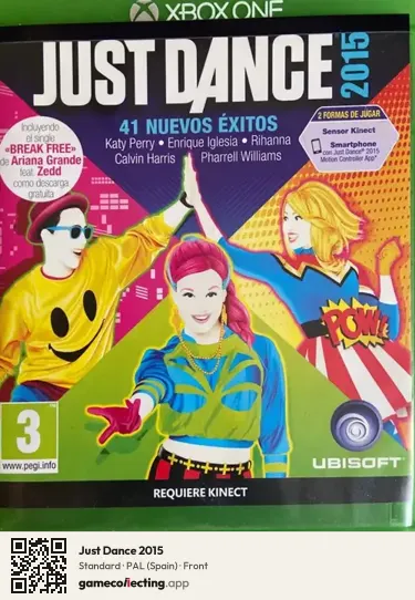 Just Dance 2015 Xbox One, Spain box front