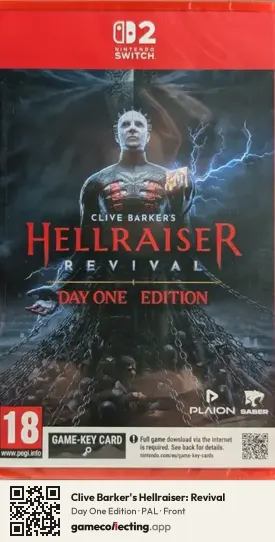 Clive Barker's Hellraiser: Revival Nintendo Switch 2, PAL box front