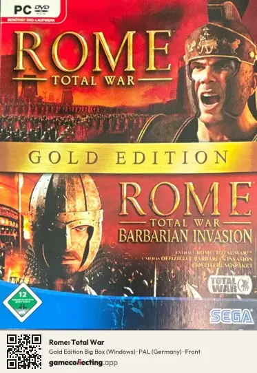 Rome: Total War Computer, Germany box front
