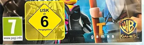 LEGO Dimensions, the USK square on its front