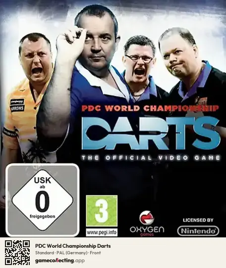 PDC World Championship Darts Nintendo DS, Germany box front
