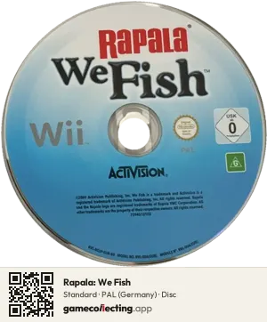 Rapala: We Fish Nintendo Wii, PAL disc