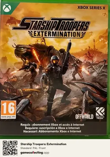 Starship Troopers: Extermination Xbox Series X, PAL box front