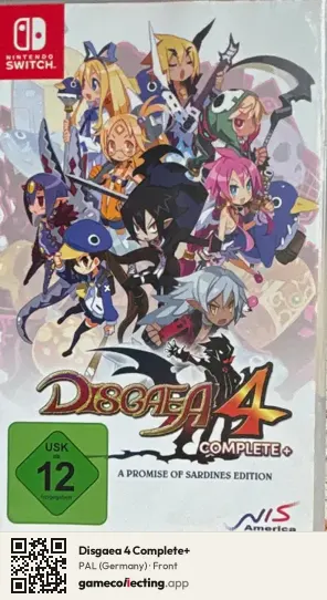 Disgaea 4 Complete+ Nintendo Switch, Germany box front