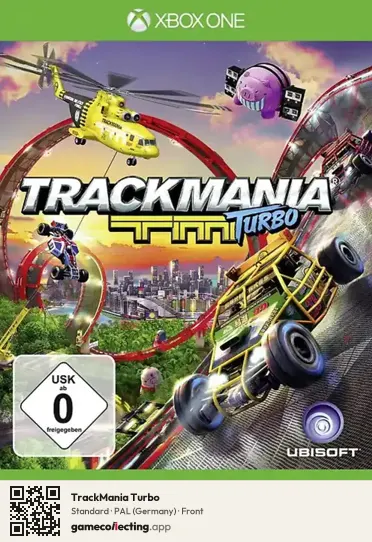 TrackMania Turbo Xbox One, Germany box front