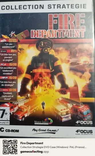 Fire Department Computer, France box front