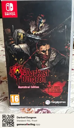 Darkest Dungeon Nintendo Switch, PAL box front