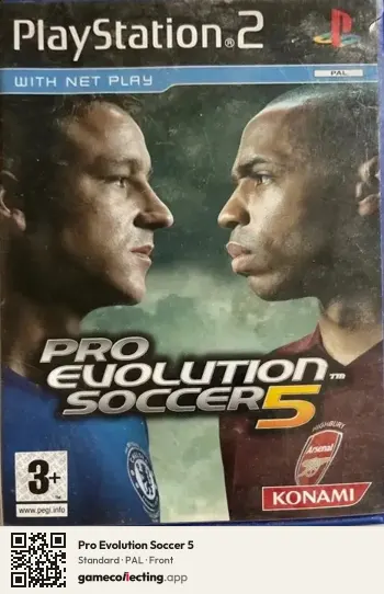 Pro Evolution Soccer 5 PlayStation 2, PAL box front
