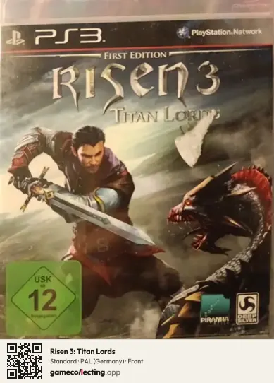 Risen 3: Titan Lords PlayStation 3, Germany box front
