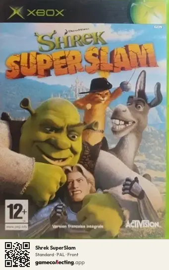 Shrek SuperSlam Xbox, PAL box front