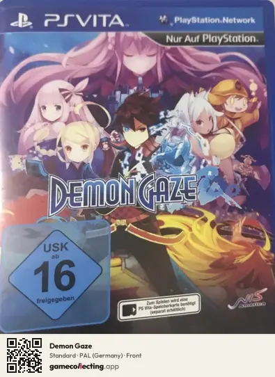 Demon Gaze PlayStation Vita, Germany box front