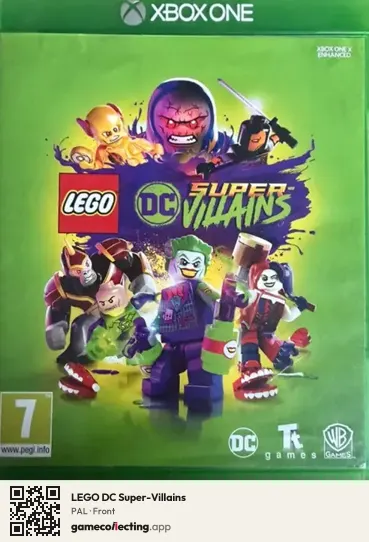 LEGO DC Super-Villains Xbox One, PAL box front