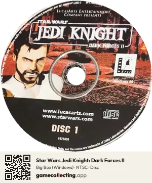 Star Wars Jedi Knight: Dark Forces II Computer, NTSC disc