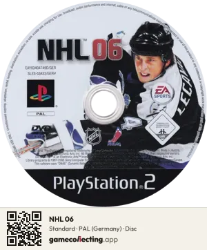 NHL 06 PlayStation 2, PAL disc