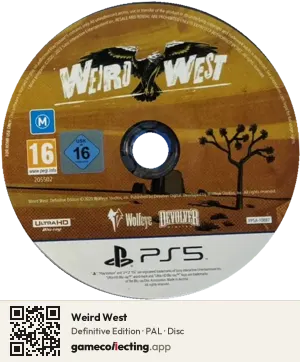 Weird West PlayStation 5, PAL disc