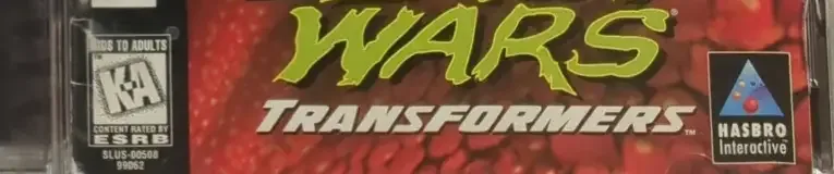 Beast Wars: Transformers, the ESRB box on its front