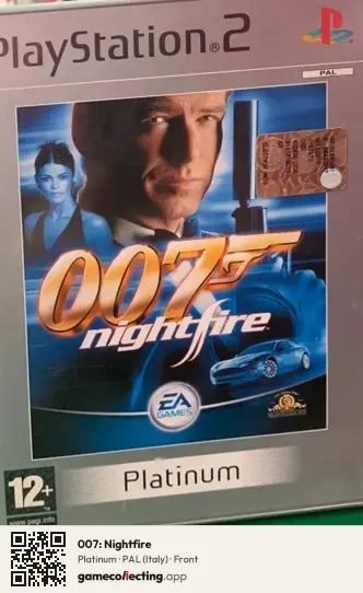 007: Nightfire PlayStation 2, Italy box front