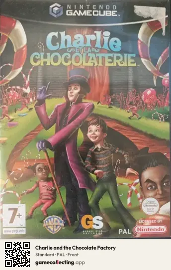 Charlie and the Chocolate Factory Nintendo GameCube, PAL box front
