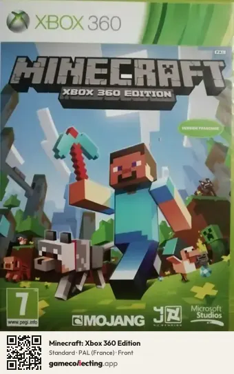 Minecraft: Xbox 360 Edition Xbox 360, France box front