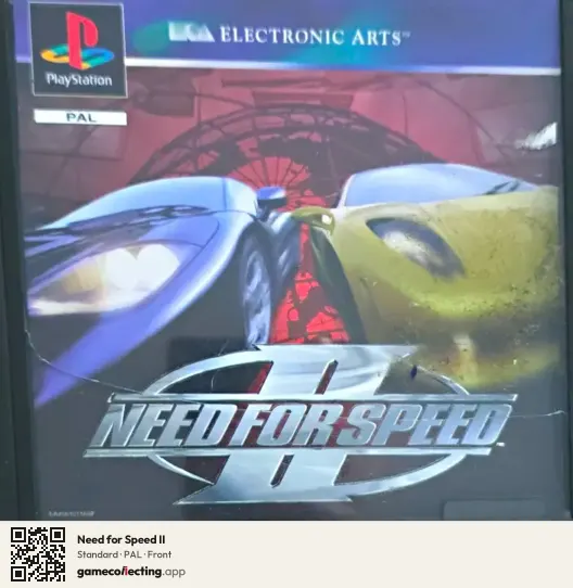 Need for Speed II PlayStation, PAL box front