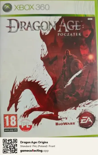 Dragon Age: Origins Xbox 360, Poland box front
