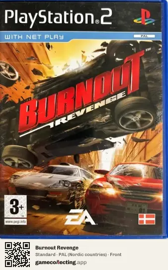 Burnout Revenge PlayStation 2, Nordic countries box front