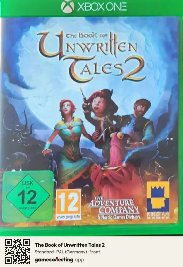The Book of Unwritten Tales 2 Xbox One, Germany box front