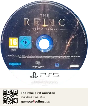 The Relic: First Guardian PlayStation 5, PAL disc