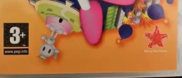Bomberman Land, the PEGI square on its front
