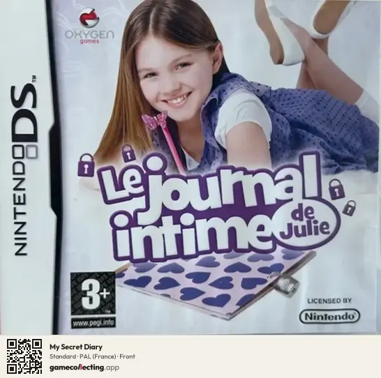 My Secret Diary Nintendo DS, France box front