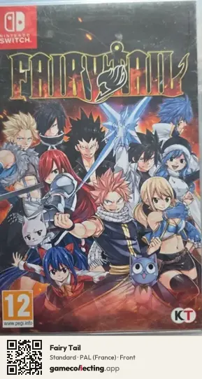 Fairy Tail Nintendo Switch, France box front